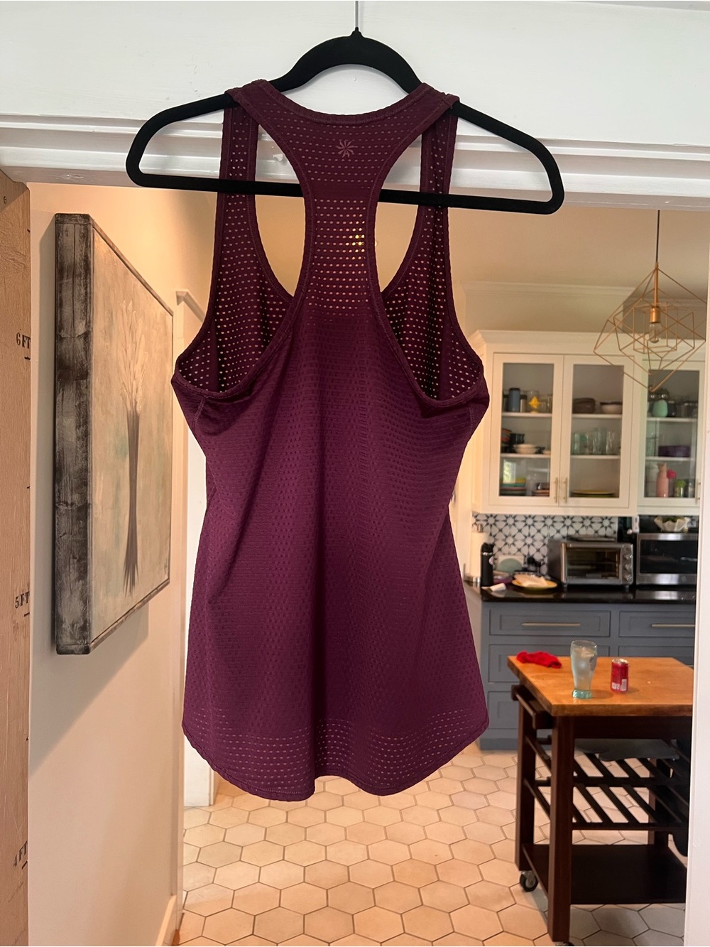 Athleta Maroon Performance Racerback Tank - Picture 3 of 5